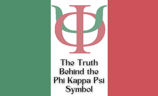Phi Kappa Psi Fraternity Symbol and Crest (flag)