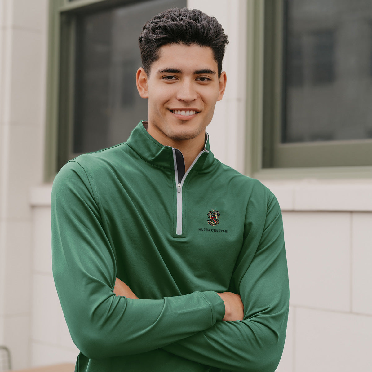 Phi Psi Personalized Peter Millar Perth Stretch Quarter Zip