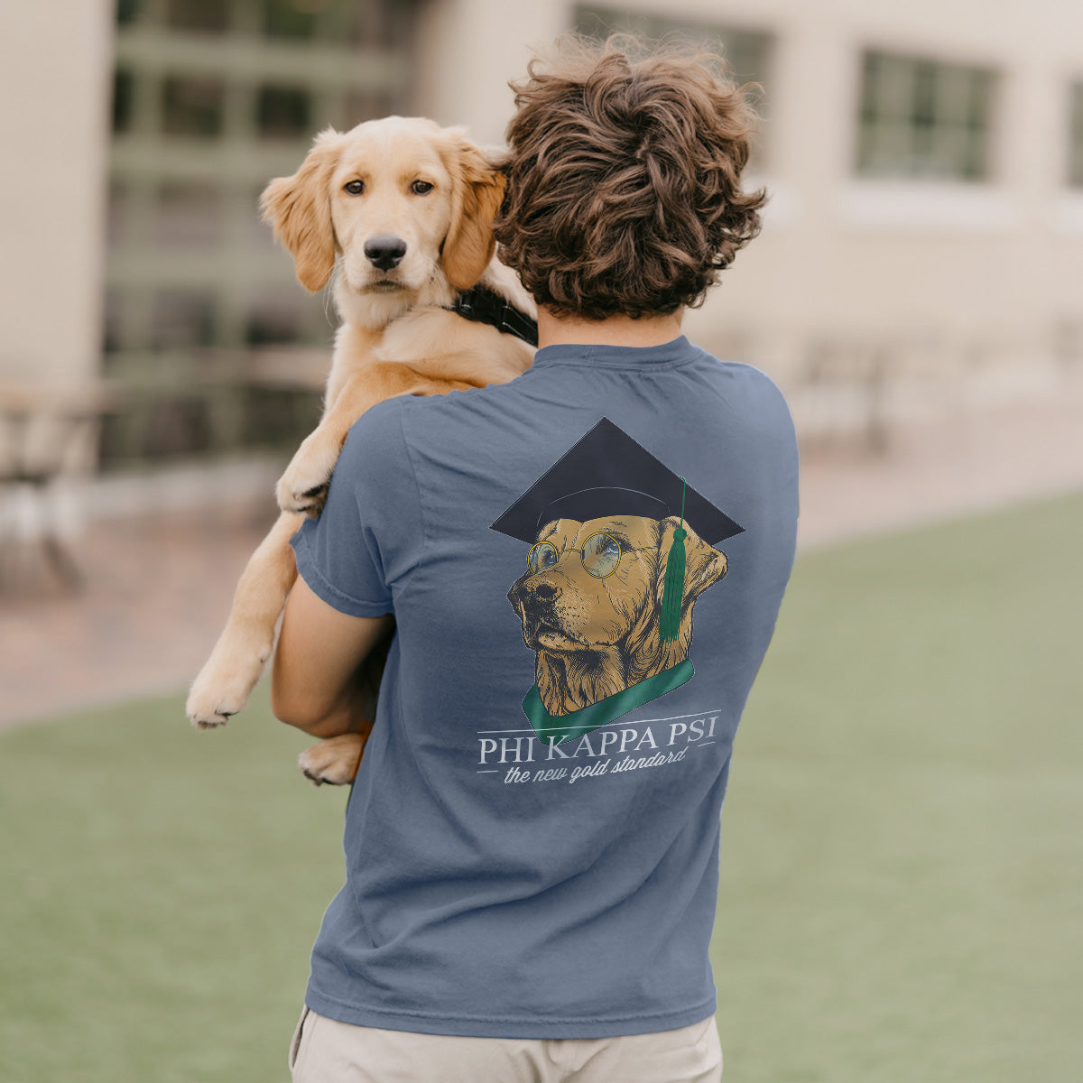 Phi Psi Retriever Grad Tee