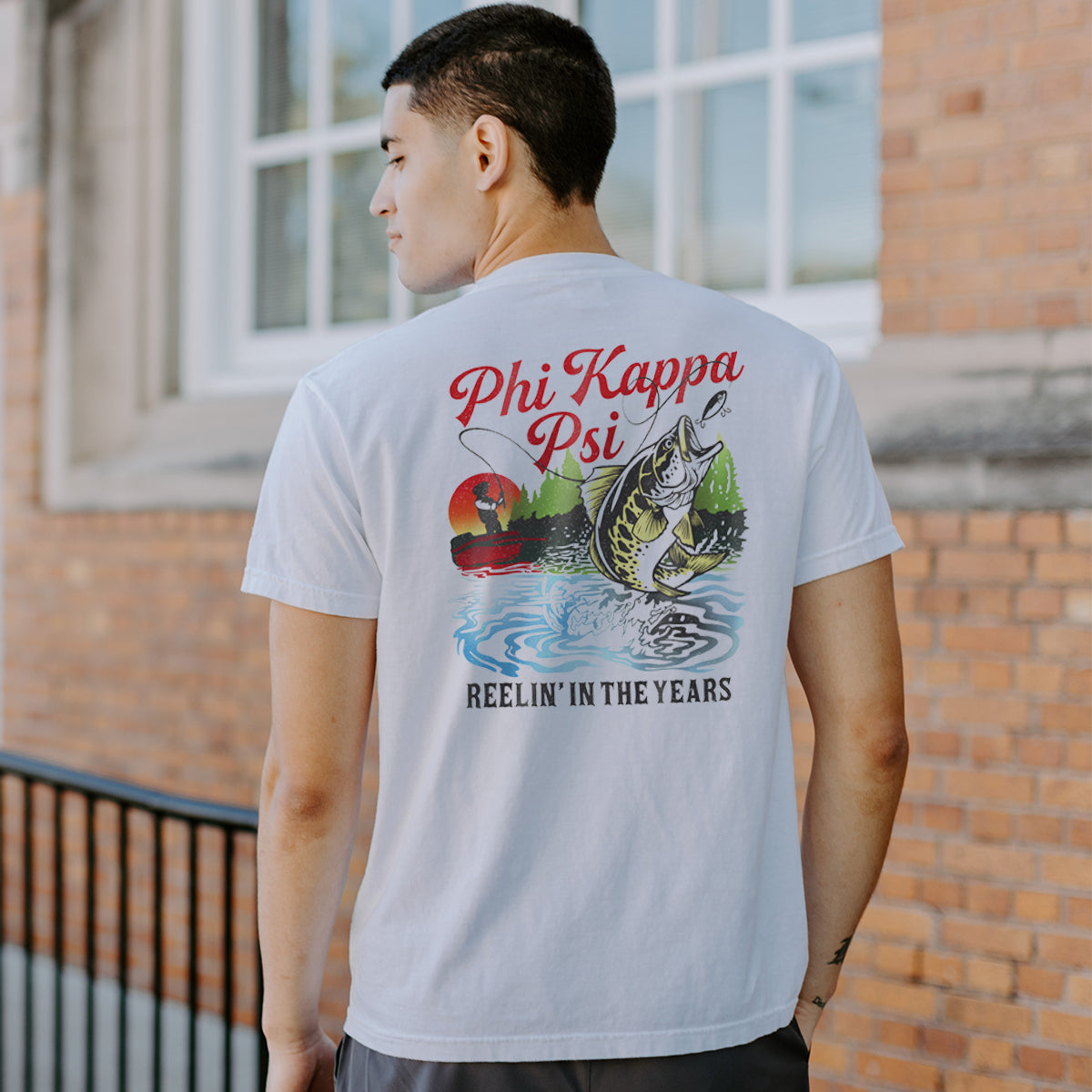 Phi Kappa Psi frat merch, Reel Good Time Comfort Colors Short Sleeve Tee.