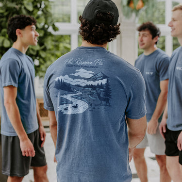 Phi Kappa Psi fraternity merch, Comfort Colors Tradition Runs Deep Short Sleeve Tee.