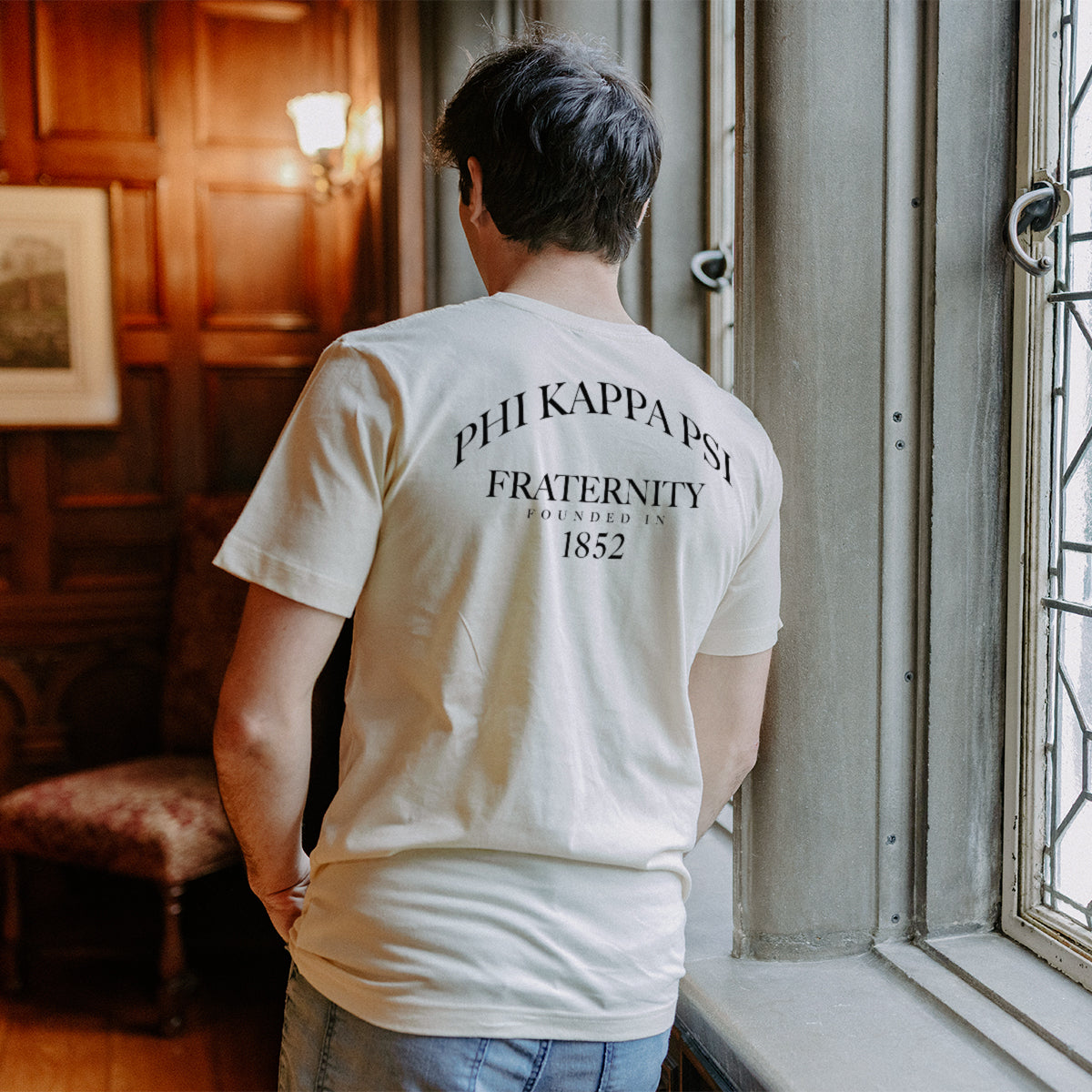 Phi Kappa Psi fraternity short sleeve t-shirt.
