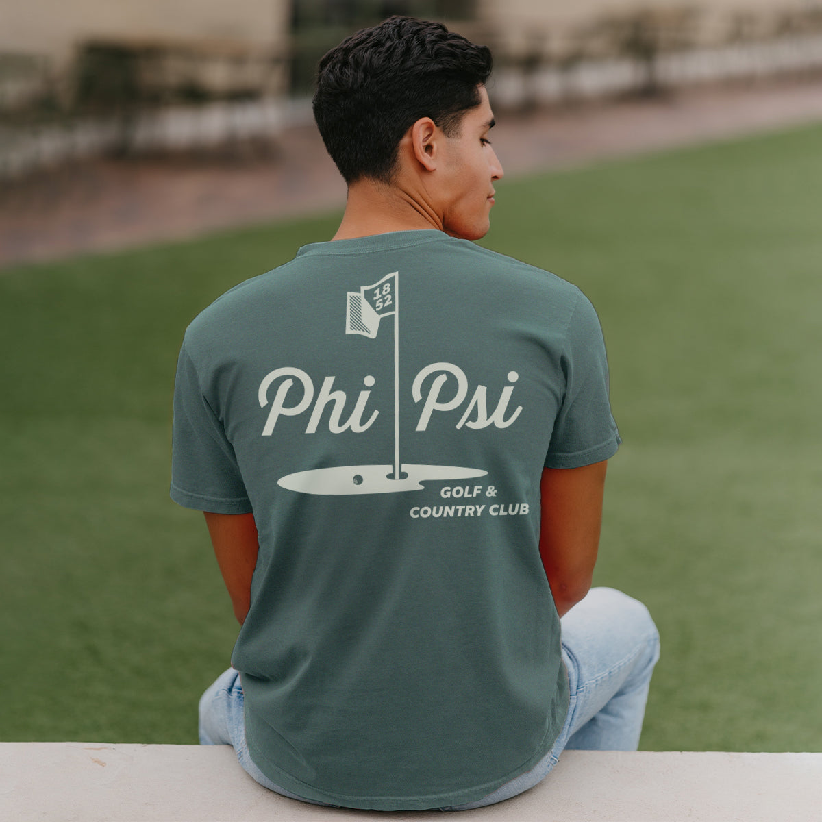 Phi Psi Par For The Course Short Sleeve Tee