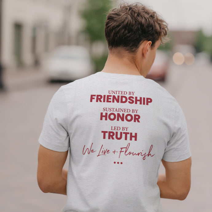 Phi Psi Live And Flourish Tees