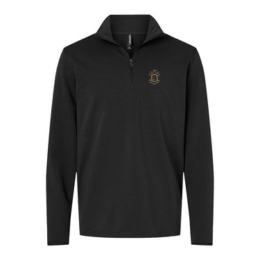 New! Phi Psi Embroidered Crest Quarter Zip Phi Kappa Psi