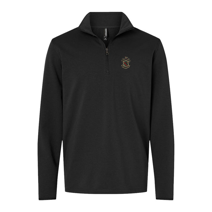 New! Phi Psi Embroidered Crest Quarter Zip Phi Kappa Psi