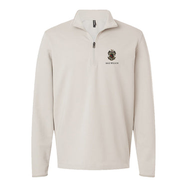 New! Phi Psi Embroidered Crest Quarter Zip Phi Kappa Psi