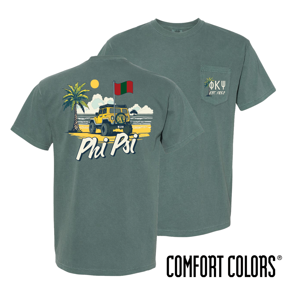 Phi Psi Coastal Cruiser Short Sleeve Tee