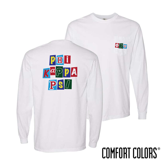 Phi Psi Animated Long Sleeve Tee