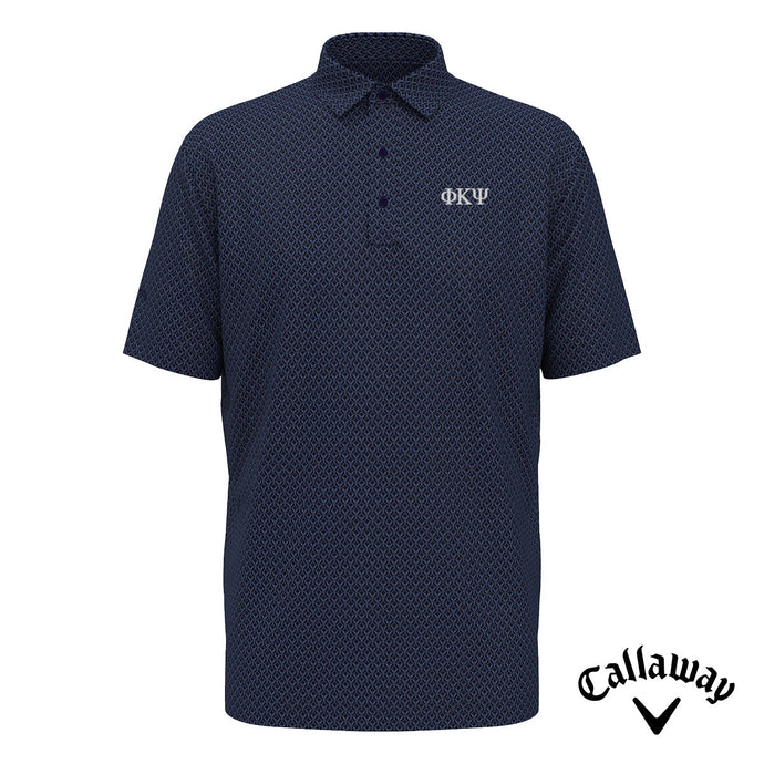 Phi Psi Callaway Chevron Patterned Polo Phi Kappa Psi