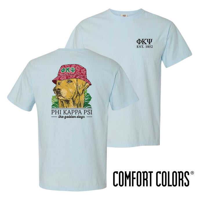 Phi Psi Bucket Hat Retriever Tee