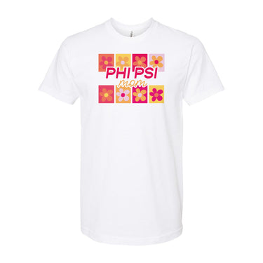 Phi Psi Blooming Proud Mom Short Sleeve Tee