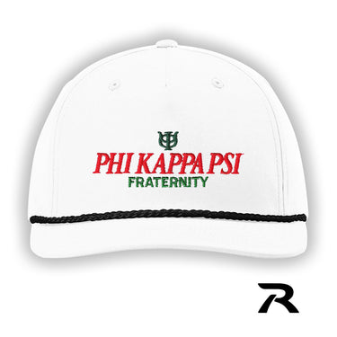 Phi Psi White Richardson Rope Hat