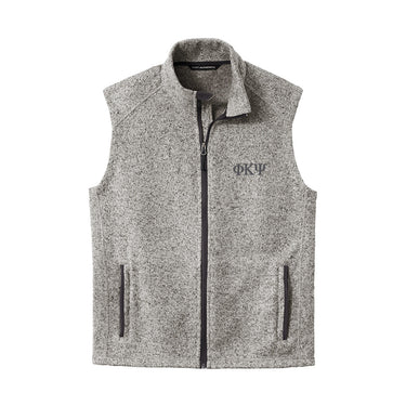 Phi Psi Heather Grey Vest