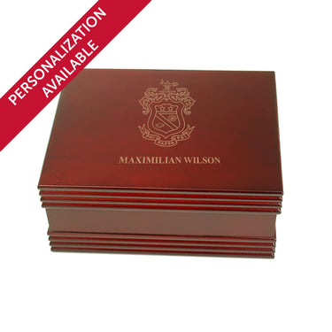 Phi Psi Deluxe Engraved Rosewood Box