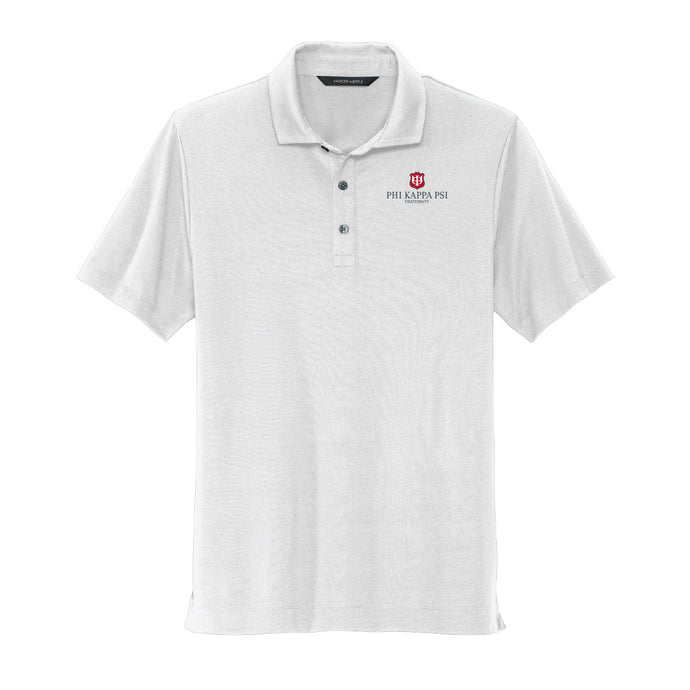 Phi Psi White Staff Polo