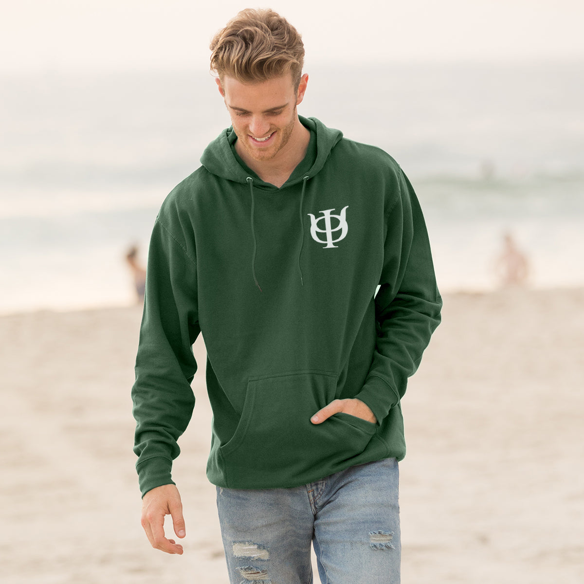 Phi Psi Retro Block Graphic Hoodie