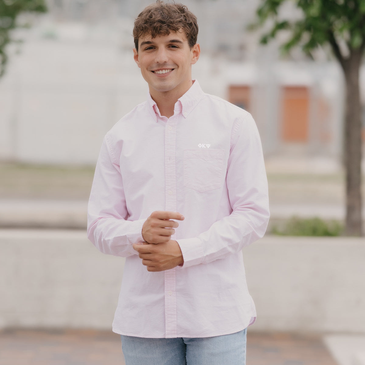 Phi Psi Brooks Brothers Oxford Button Up Shirt