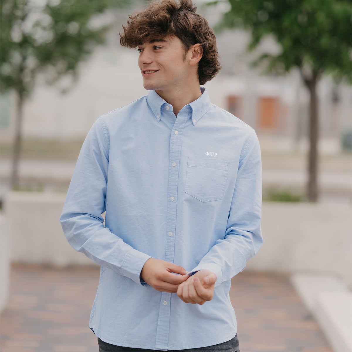 Phi Psi Brooks Brothers Oxford Button Up Shirt