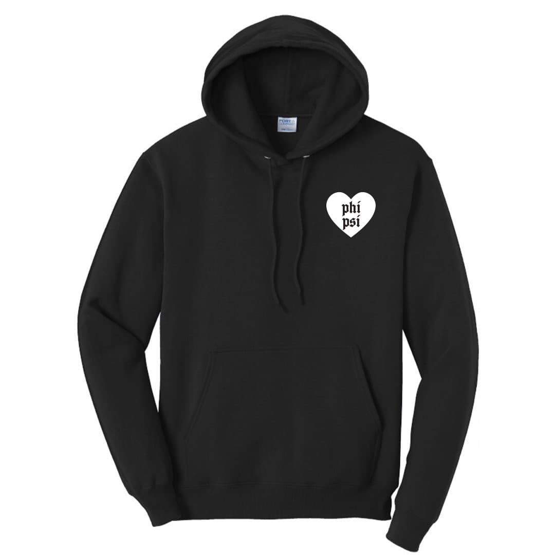 New! Phi Psi Old School Sweetheart Hoodie | Phi Kappa Psi | Sweatshirts > Hooded sweatshirts