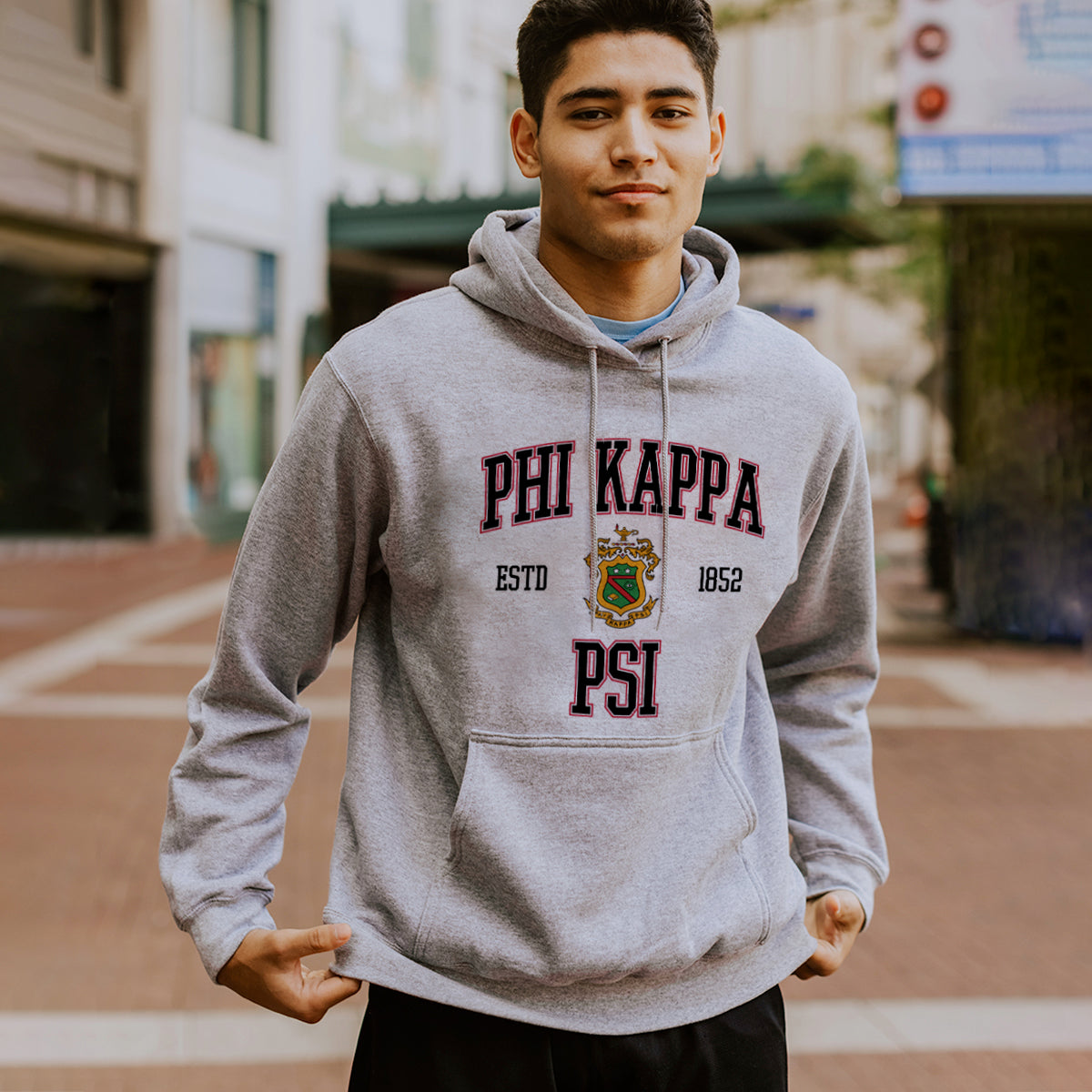 Phi Psi Classic Crest Hoodie