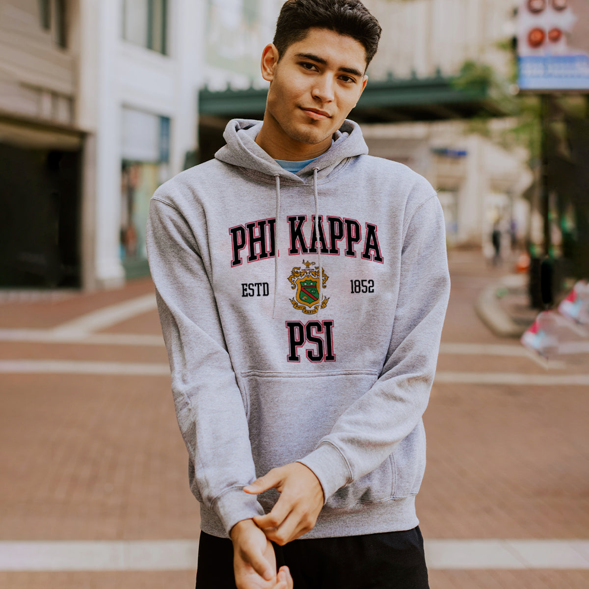Phi Psi Classic Crest Hoodie