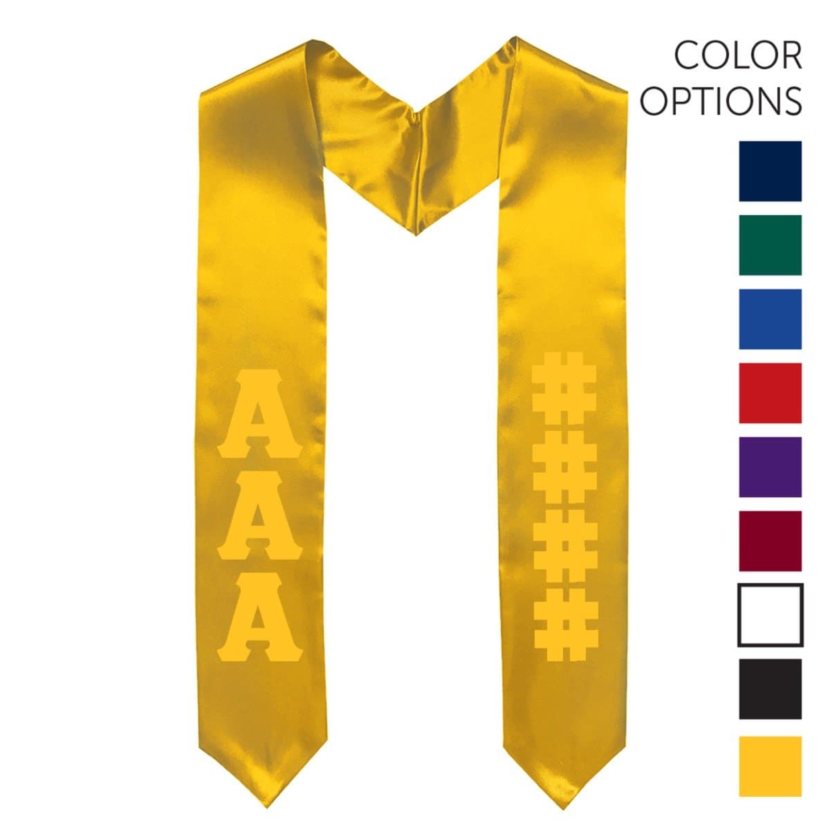 Phi Psi Pick Your Own Colors Graduation Stole | Phi Kappa Psi | Apparel > Stoles