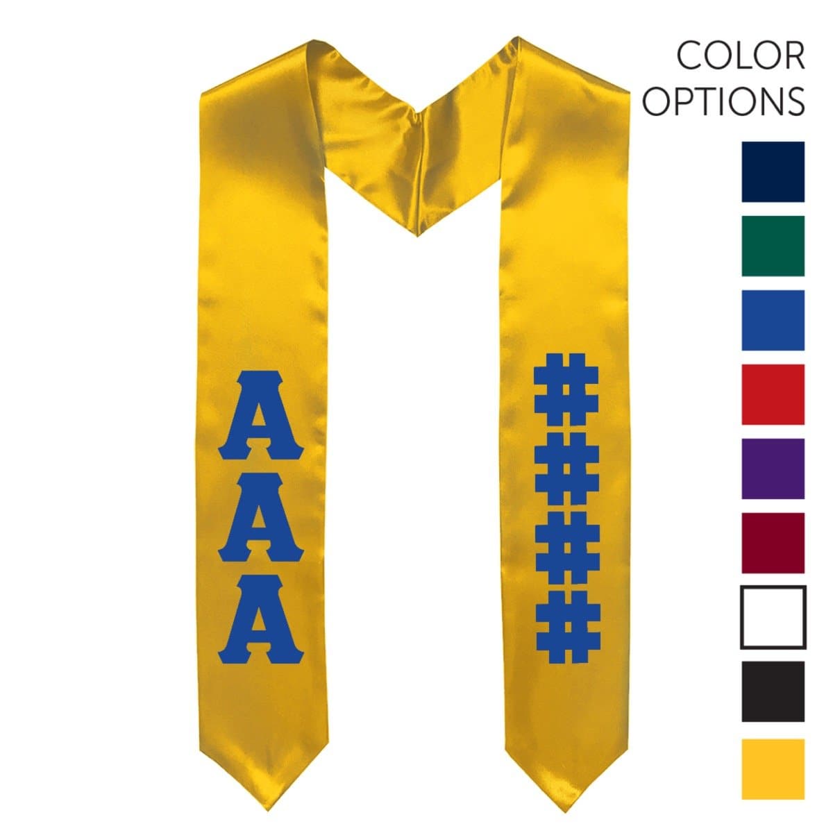 Phi Psi Pick Your Own Colors Graduation Stole | Phi Kappa Psi | Apparel > Stoles