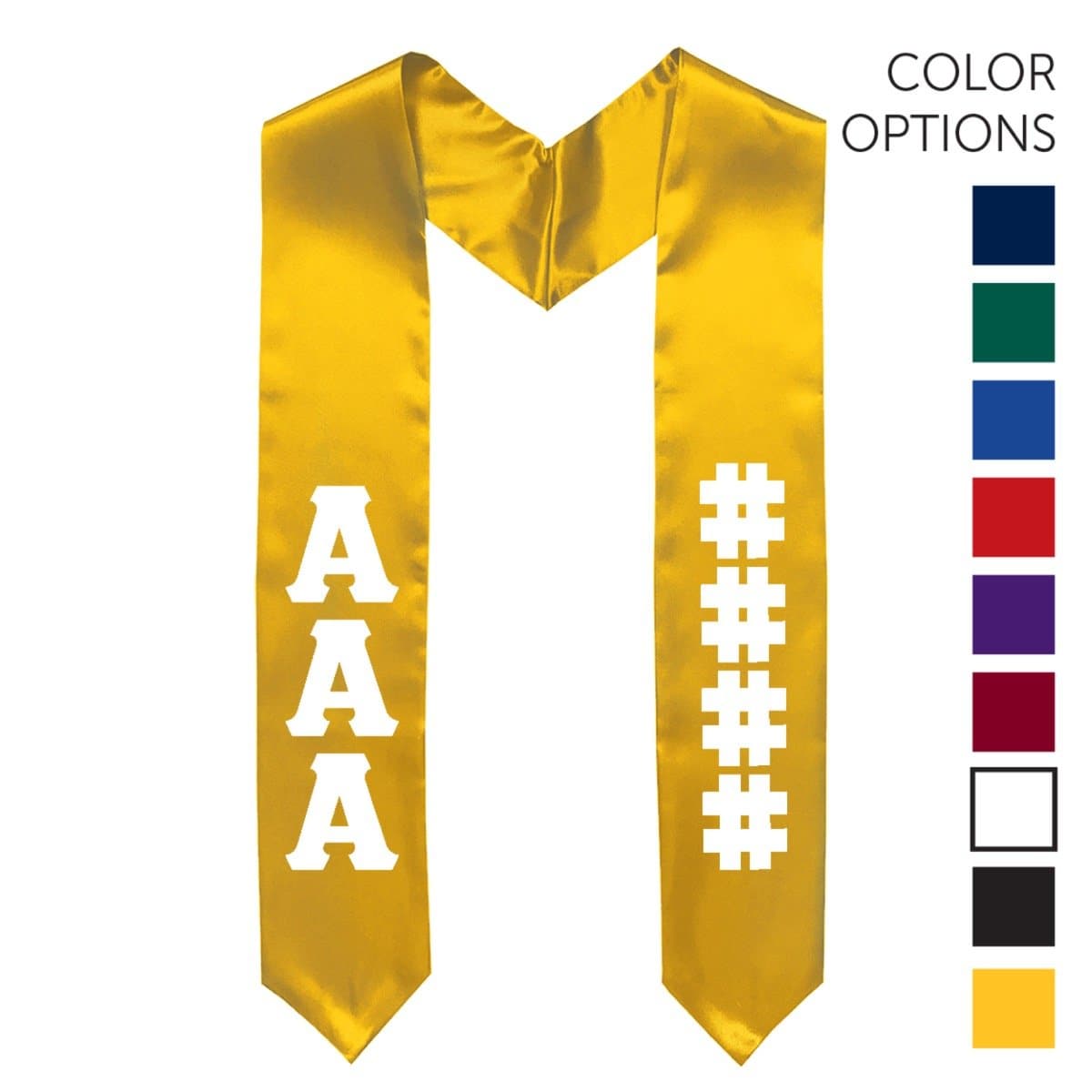 Phi Psi Pick Your Own Colors Graduation Stole | Phi Kappa Psi | Apparel > Stoles