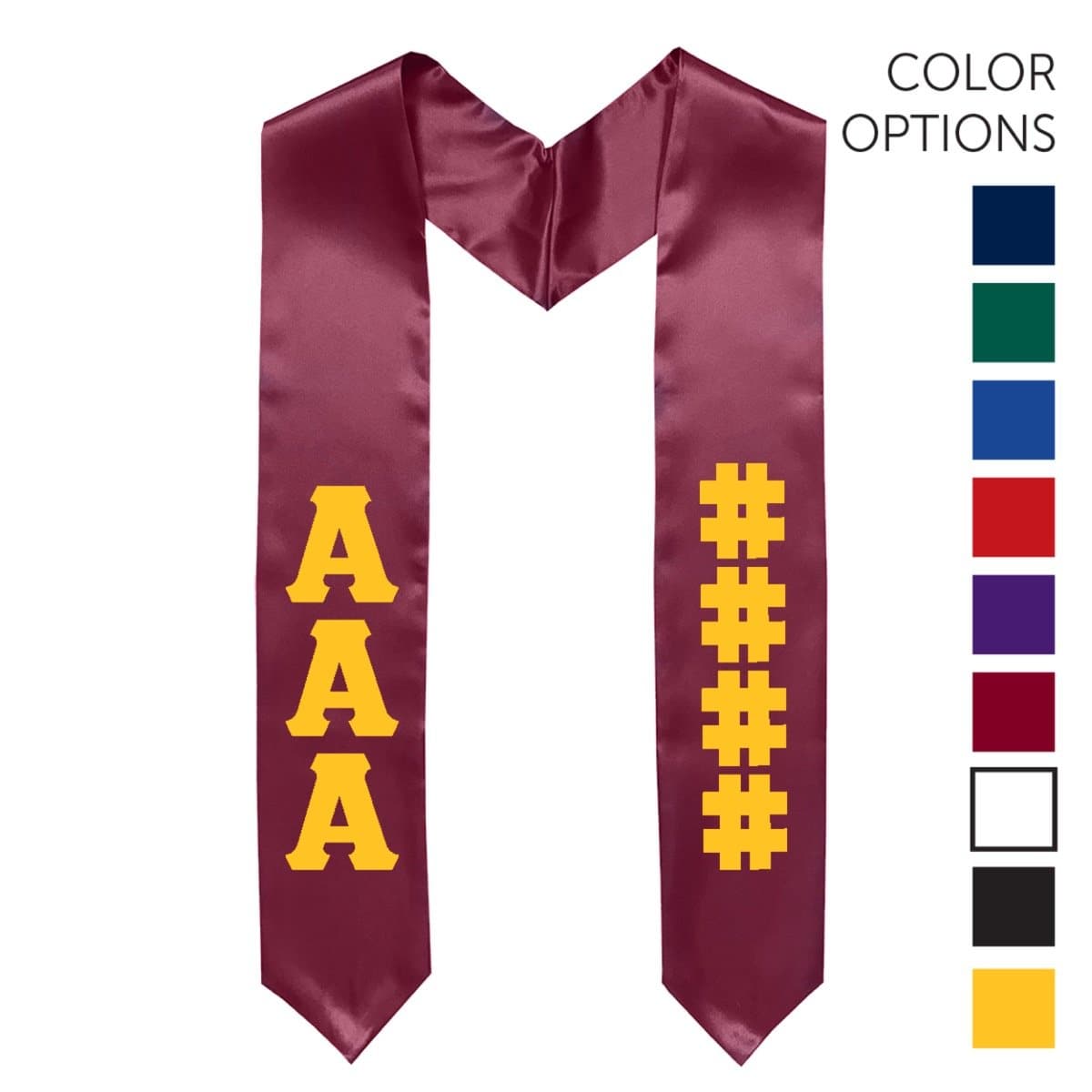 Phi Psi Pick Your Own Colors Graduation Stole | Phi Kappa Psi | Apparel > Stoles