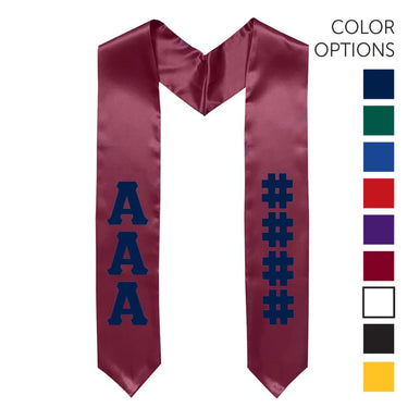 Phi Psi Pick Your Own Colors Graduation Stole | Phi Kappa Psi | Apparel > Stoles