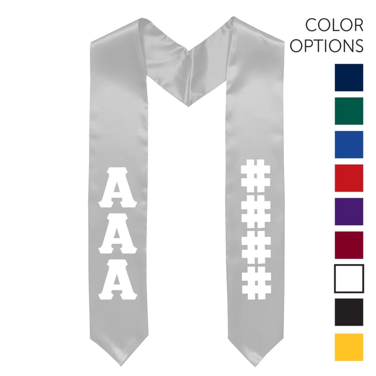 Phi Psi Pick Your Own Colors Graduation Stole | Phi Kappa Psi | Apparel > Stoles