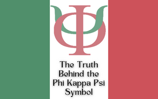Phi Kappa Psi Fraternity Symbol and Crest (flag)