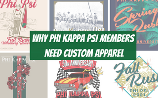 Phi Kappa Psi Brothers need Custom Apparel Merch Gear