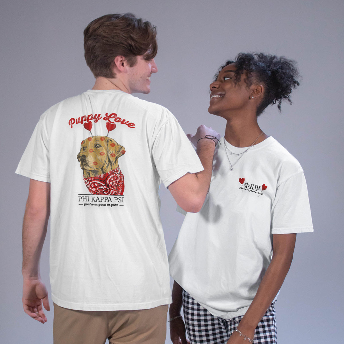 Phi Psi Puppy Love Short Sleeve Tee