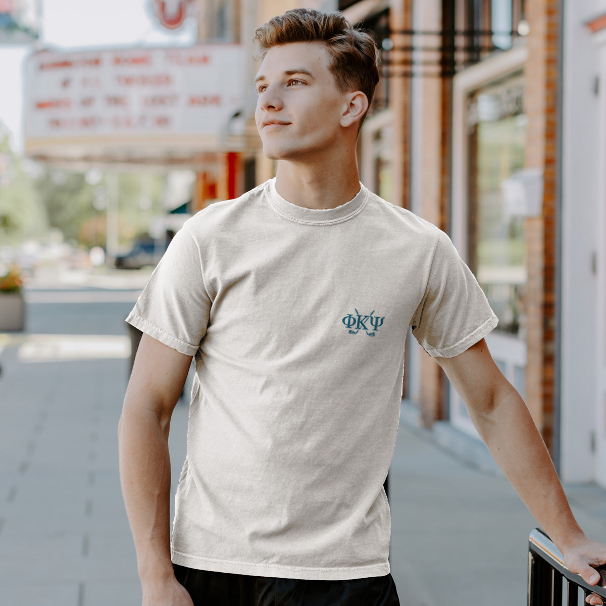 New! Phi Psi Classic Swing Short Sleeve Tee