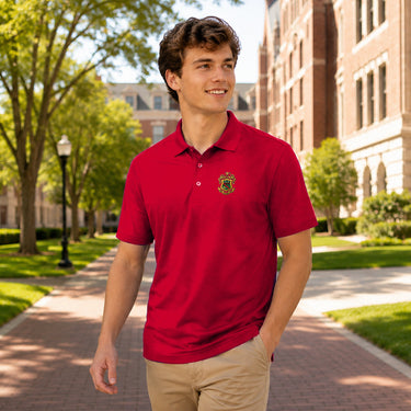 New! Phi Psi Signature Crest Polo