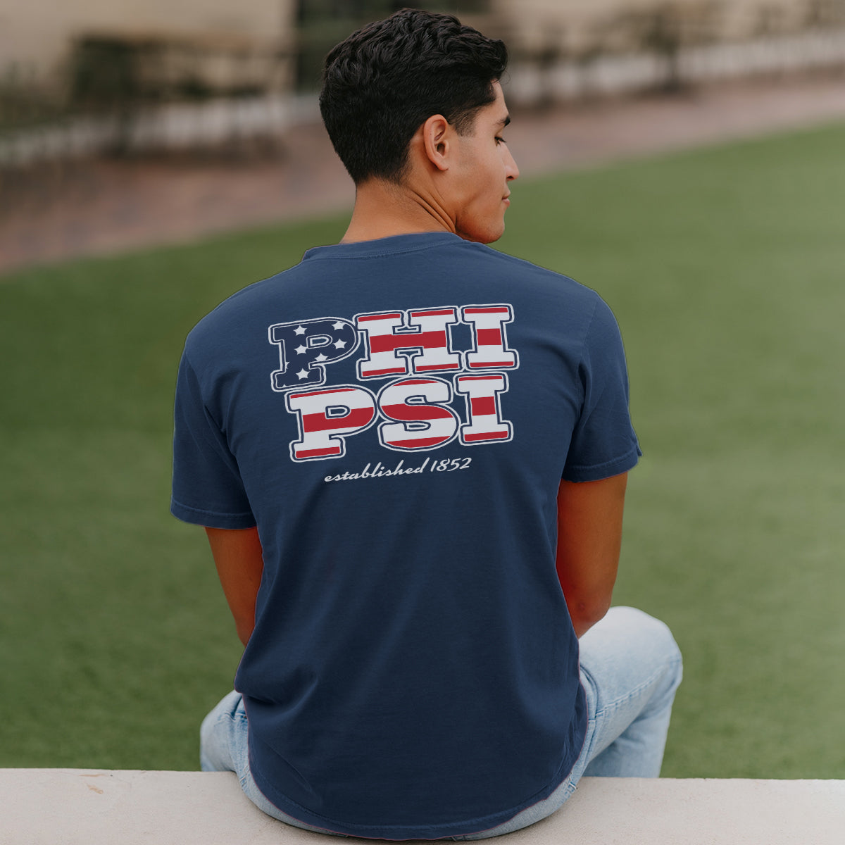 Phi Psi Patriotic Pride Short Sleeve Tee