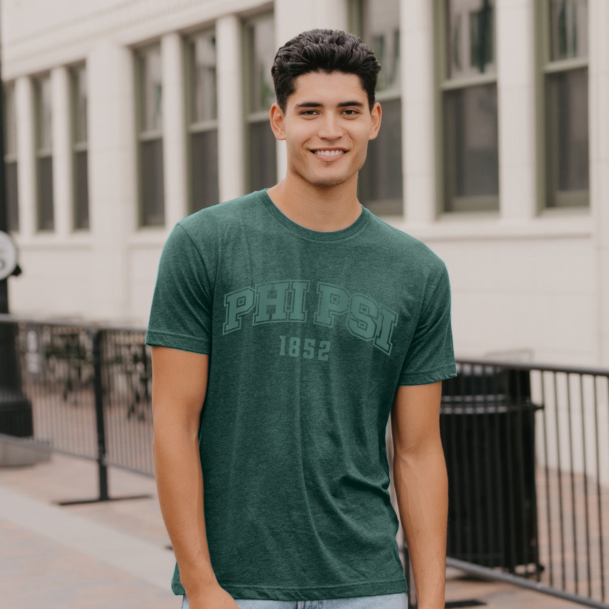 New! Phi Psi Monochrome Brotherhood Short Sleeve Tee