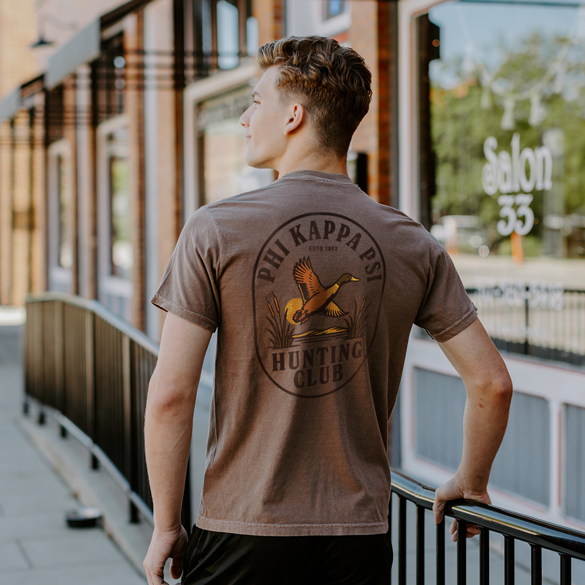 New! Phi Psi Hunting Club Short Sleeve Tee