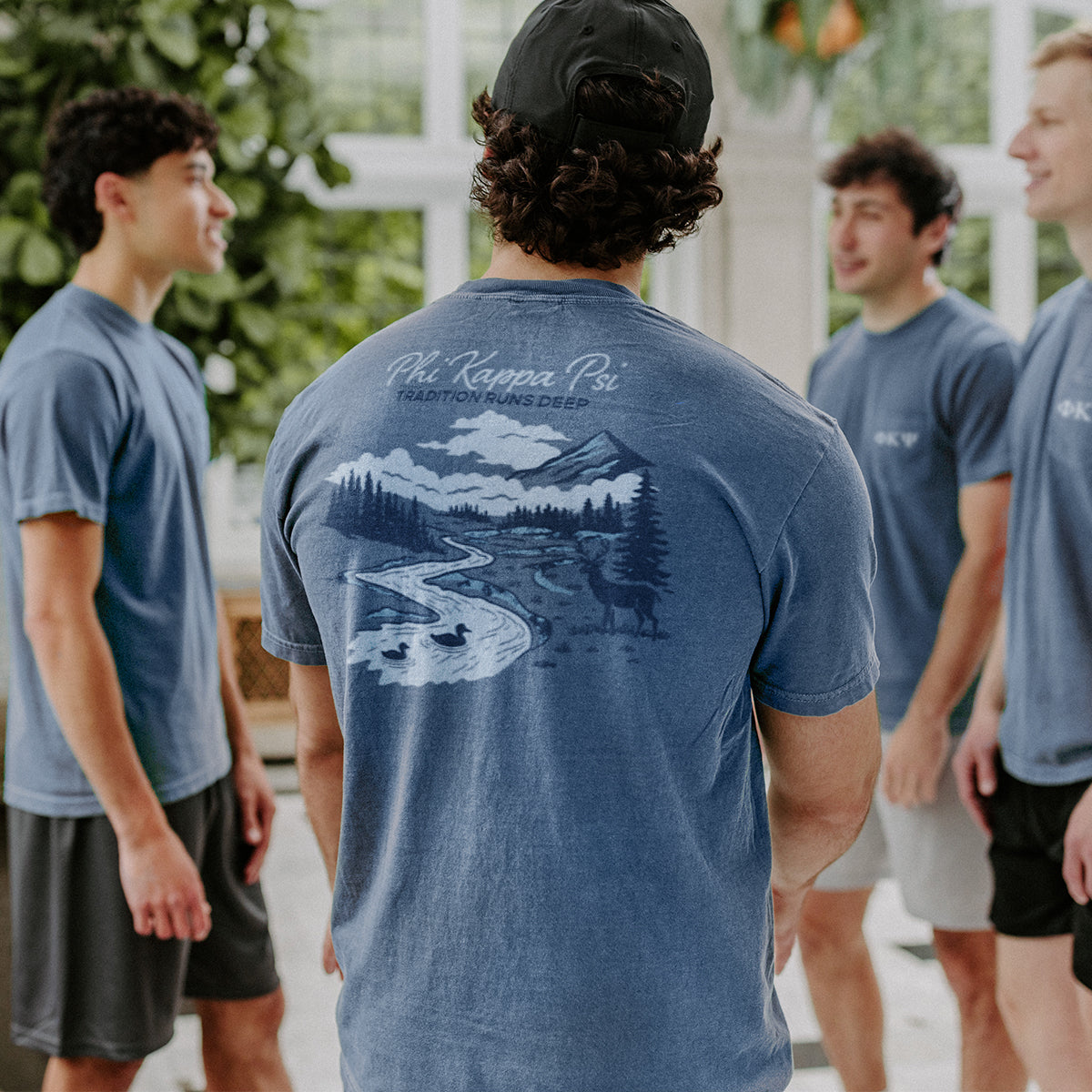 Phi Kappa Psi  fraternity merch, Comfort Colors Tradition Runs Deep Short Sleeve Tee.