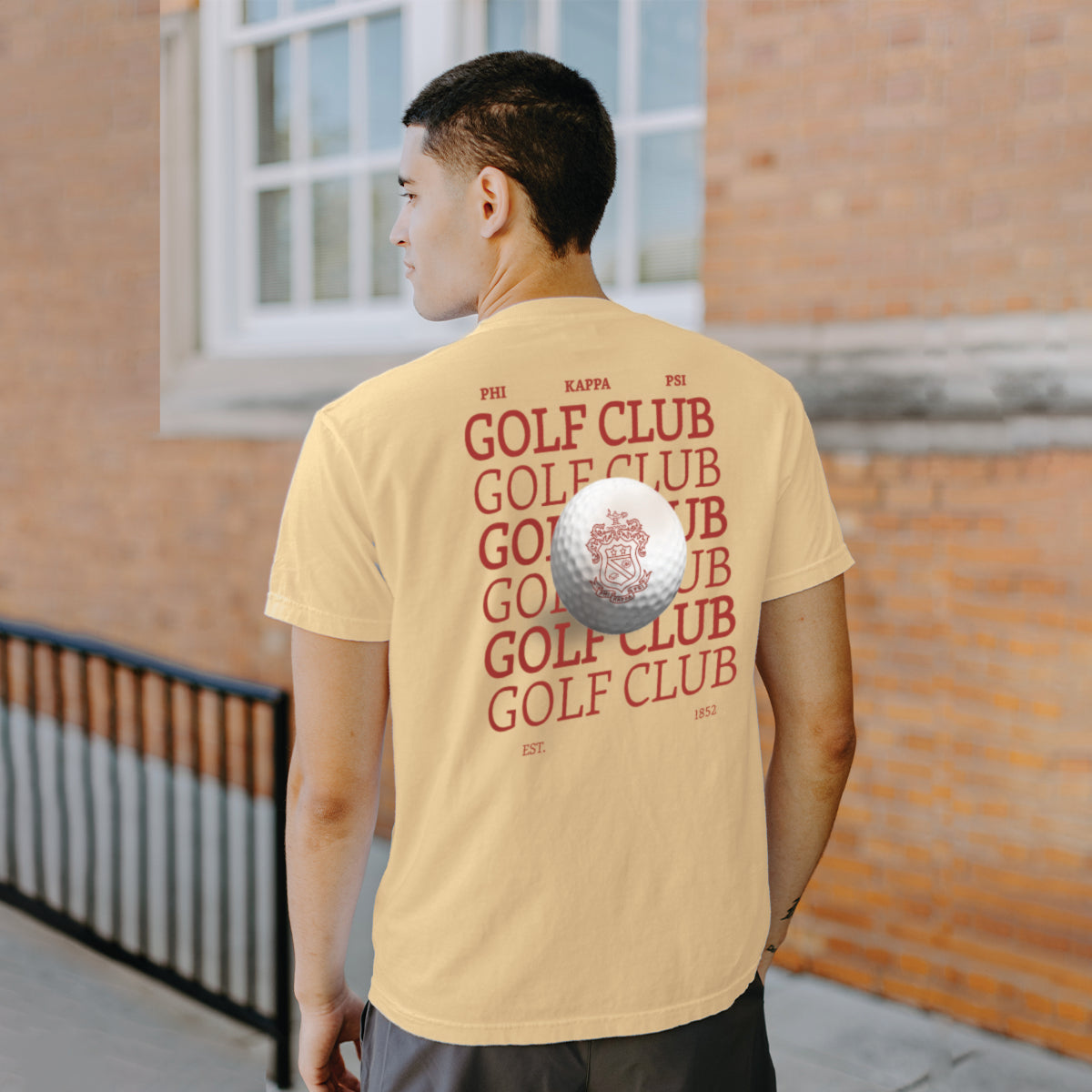 New! Phi Psi Swing Easy Short Sleeve Tee