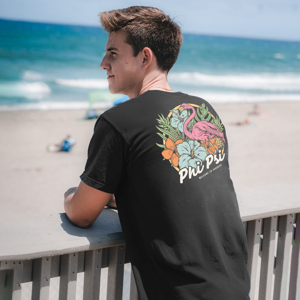 Phi Psi Tropical Paradise Short Sleeve Tee