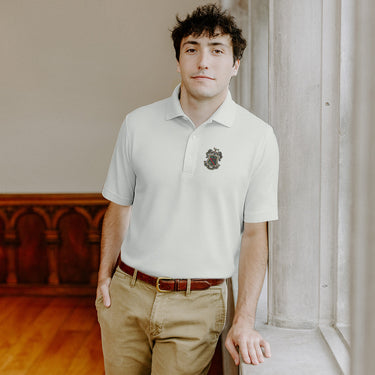 Phi Kappa Psi  White Callaway Crest Polo