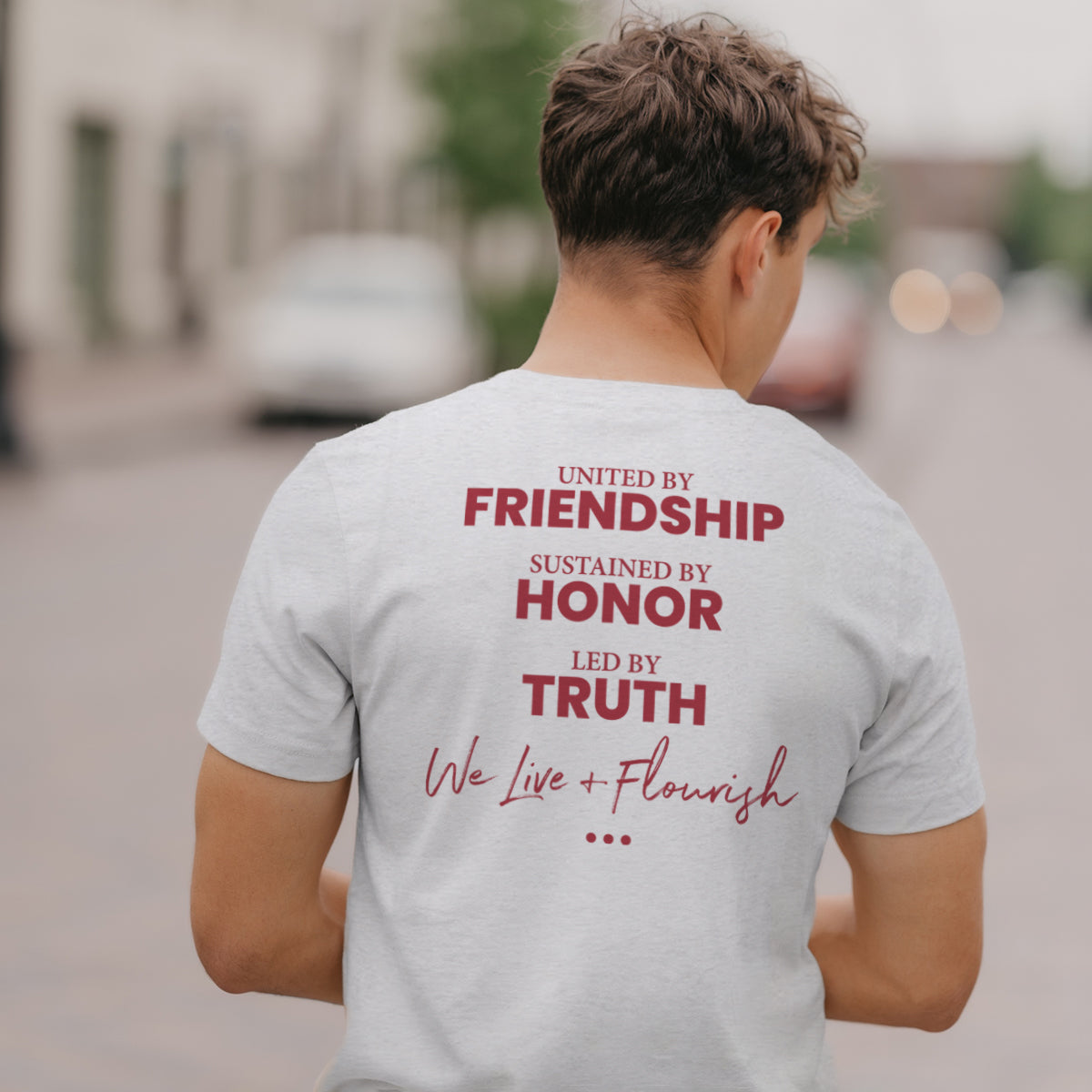 Phi Psi Live And Flourish Tees