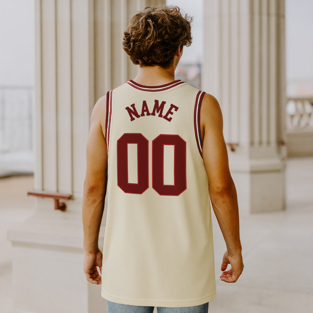 Phi Psi Retro Basketball Jersey.