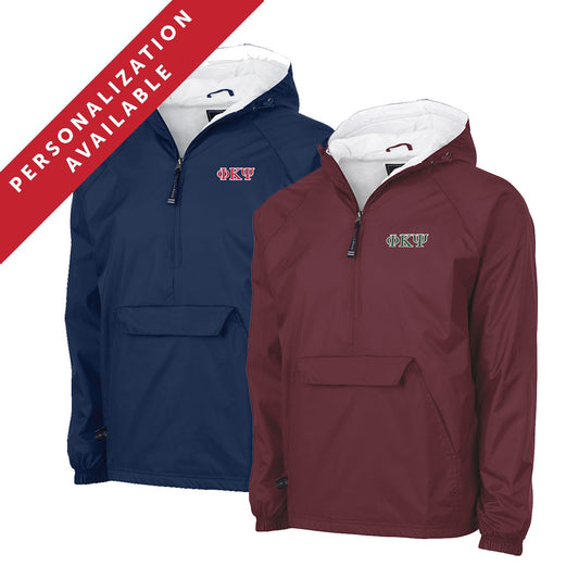 Phi Psi Classic 1/4 Zip Rain Jacket
