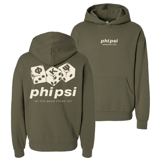 Phi Psi Lucky Roll Graphic Hoodie