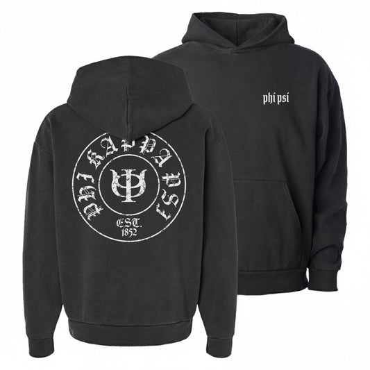 Phi Psi Iron Brotherhood Heavyweight Hoodie