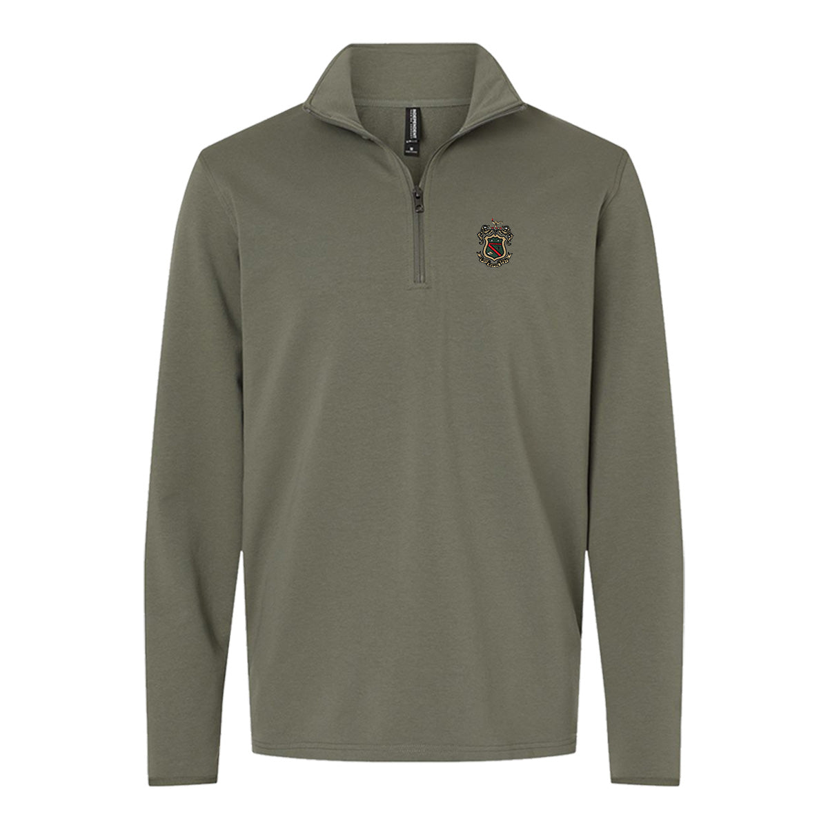 New! Phi Psi Embroidered Crest Quarter Zip Phi Kappa Psi